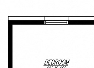 Two Bedroom 732 Sq. Feet